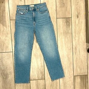 NEW with tags Madewell “The Perfect Vintage Straight Crop Jean” Size 28
